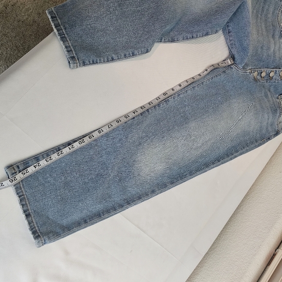Joe’s Jeans High Rise Straight Crop Aruna Wash Button Fly Denim Size 32 NWT - Picture 9 of 12